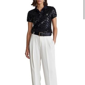 Polo by Ralph Lauren Sequin Polo Top